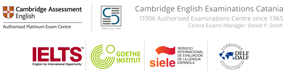 Cambridge Assessment English, Cambridge English Examinations Catania IT006, IELTS, Goethe Institut, SIELE, DELF DALF